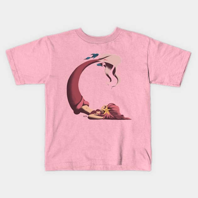 Contemplative Kids T-Shirt by vero.e.a